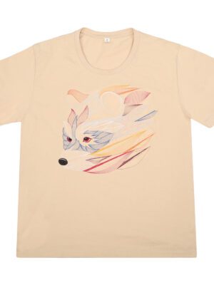 Foxy Charm - Children's Embroidered Cotton T-Shirt