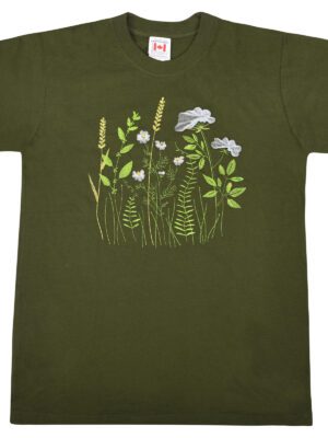 Field Flowers - Embroidered Cotton T-Shirt