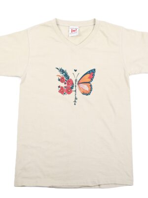 Flower Butterfly - Children Cotton T-Shirt