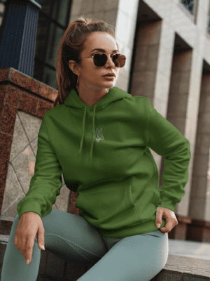 Minimalist Trident - Cotton Hoodie