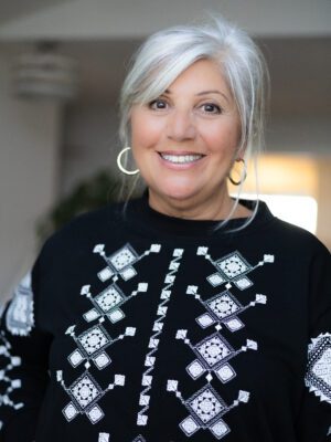 Waterfalls - Cotton Embroidered Sweatshirt